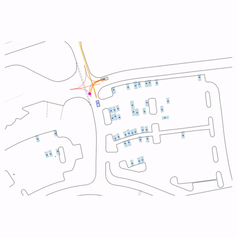 GCFT: stop sign left turn